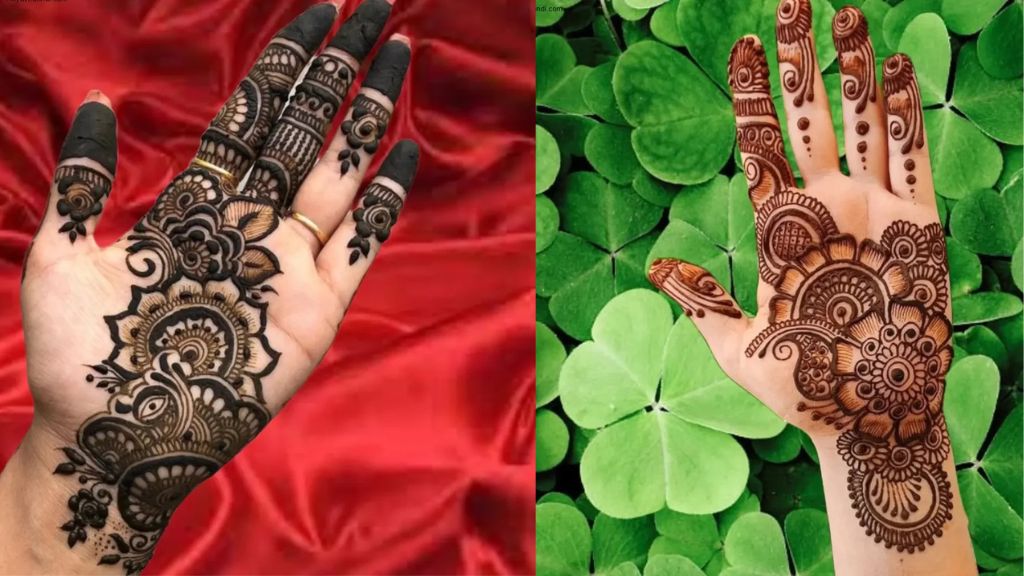 Front Hand Simple Mehndi Design